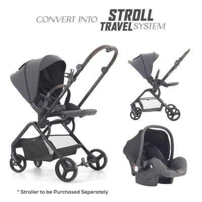 Teknum STROLL - 1 Compacto Baby Car Seat - Black